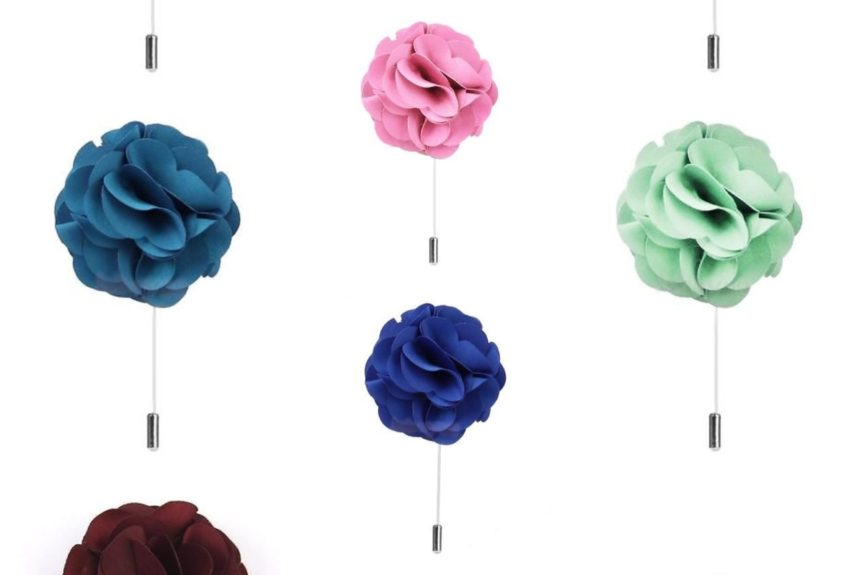 How to Wear Flower Lapel Pins