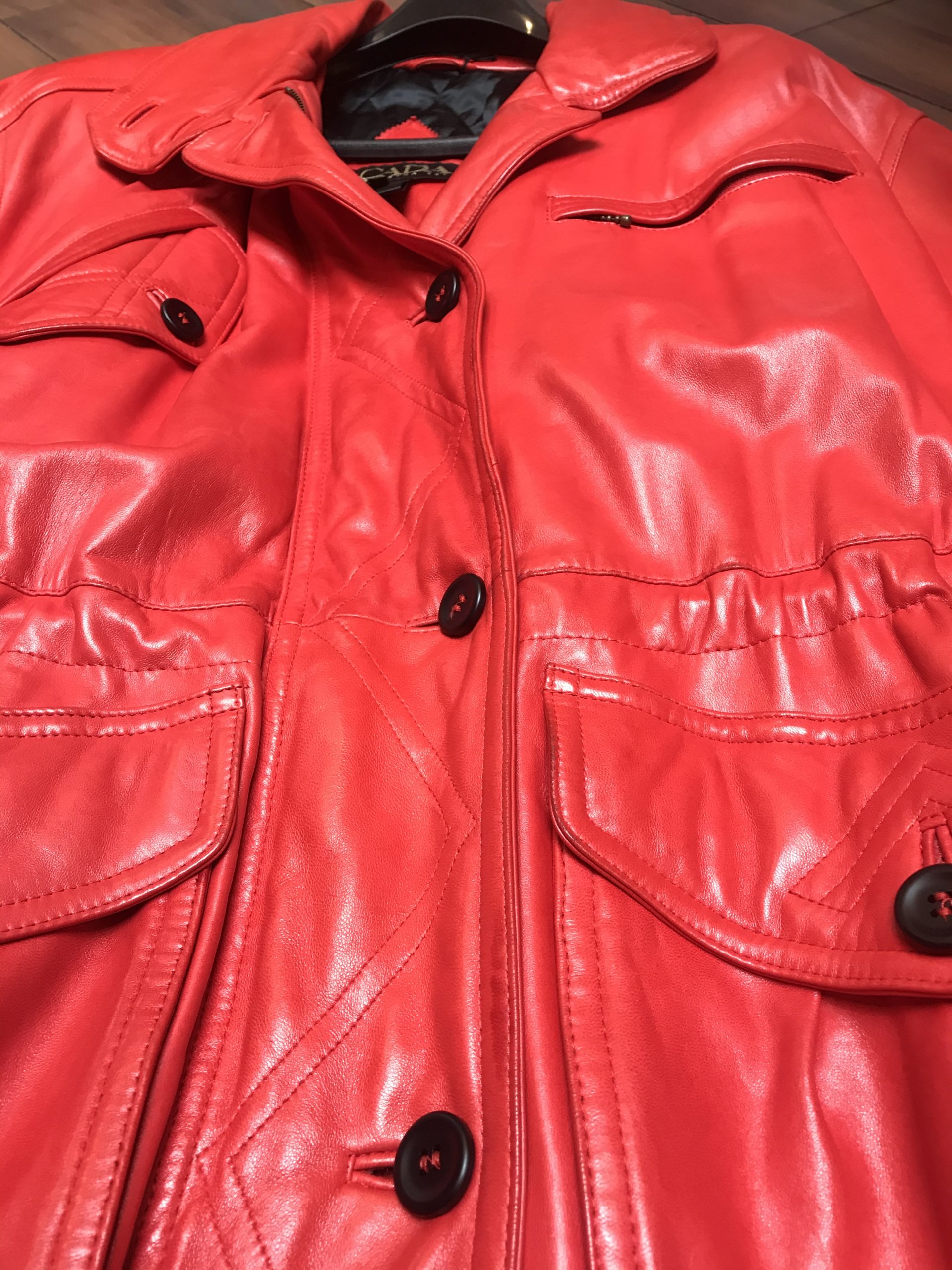 Unisex Escada Leather Coat (Size 38) | Bespoke Not Broke