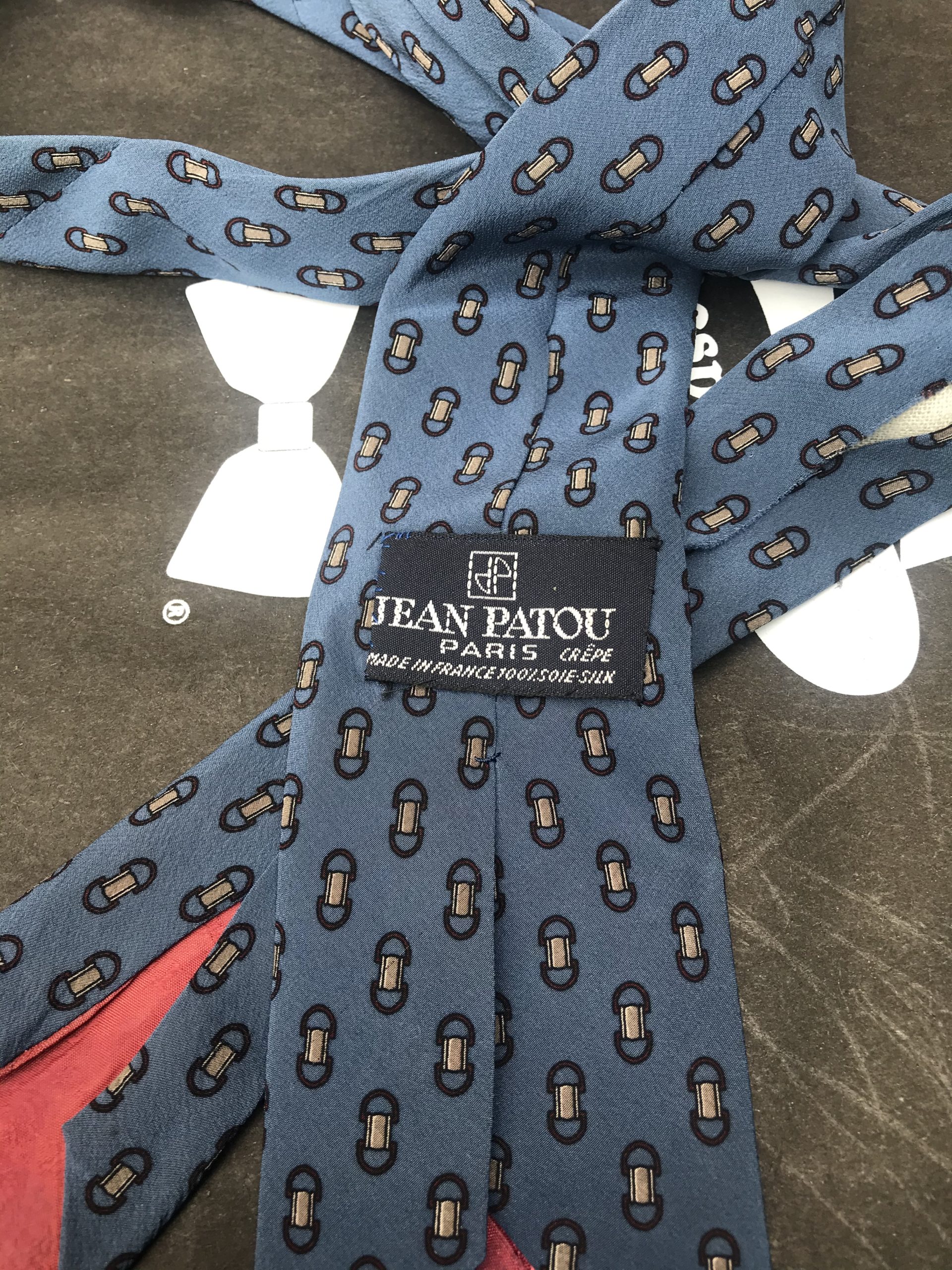 Vintage Jean Patou Tie | Bespoke Not Broke