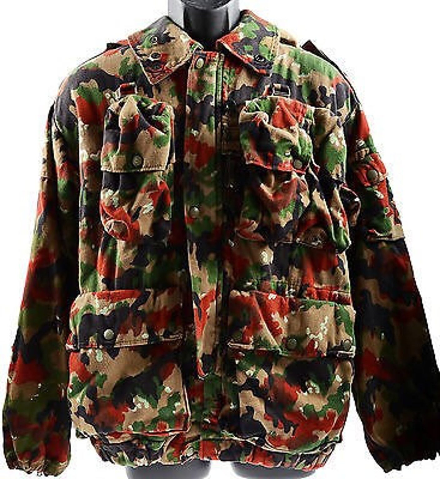 Vintage Swiss Alpenflage Hooded Camo Jacket | Bespoke Not Broke