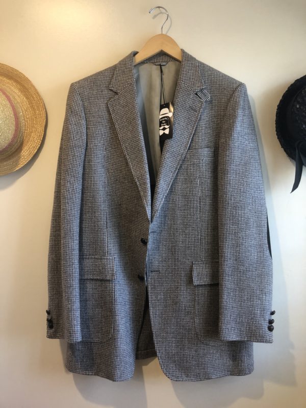 Botany 500 Tweed Sport Coat with Elbow Patches (Size 44L) | Bespoke Not ...
